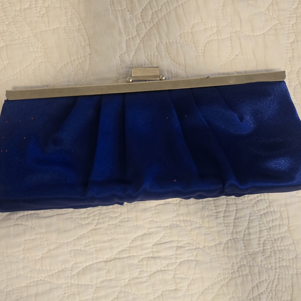 Elegant Blue Clutch Bag